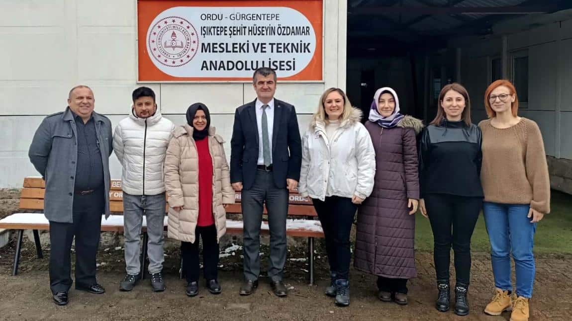 İlçe Milli Eğitim Müdürümüz Sn. Salih BAŞ ve Şube Müdürümüz Sn. Özcan TÜRKYILMAZ tarafından okulumuz ziyaret edildi.